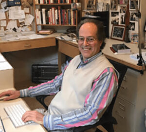 Michael Castleman in his office